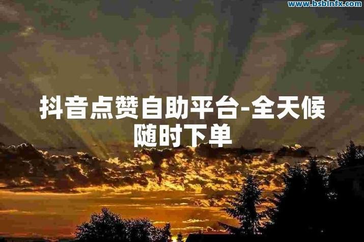 抖音自助下单刷粉