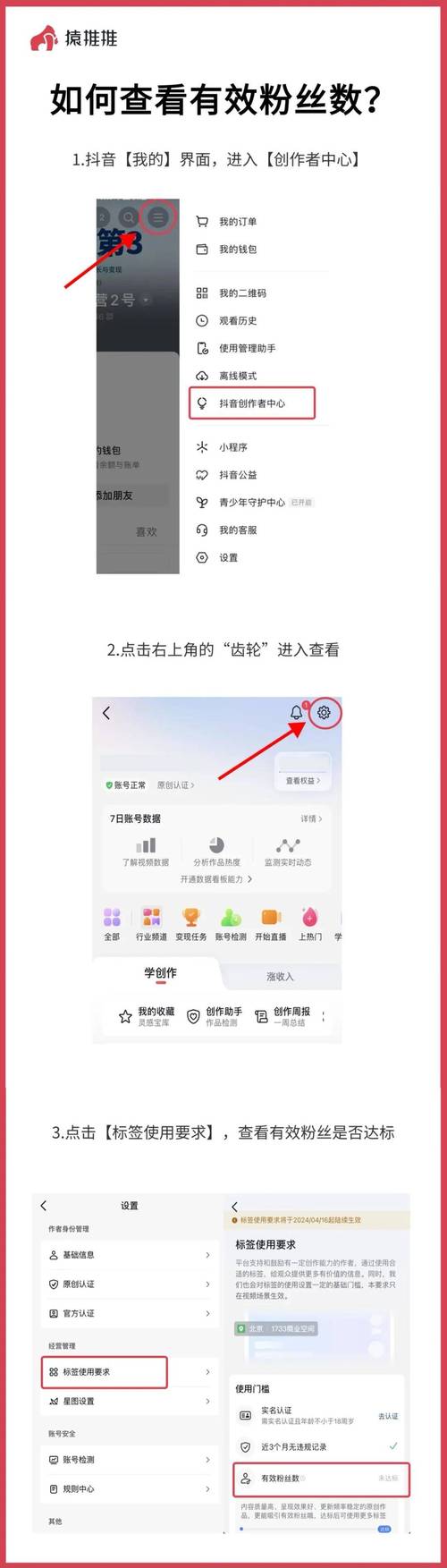 怎么查抖音有效粉丝数量,如何查看抖音有效粉丝数量：全面解析与实用技巧!