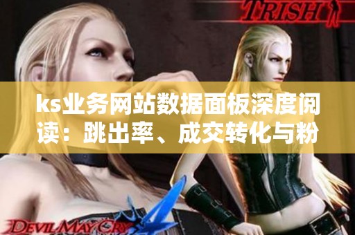 ks业务网站数据面板深度阅读：跳出率、成交转化与粉丝沉淀谁重要