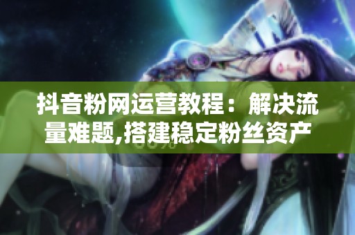 抖音粉网运营教程:解决流量难题,搭建稳定粉丝资产 抖音粉网运营教程:解决流量难题,搭建稳定粉丝资产