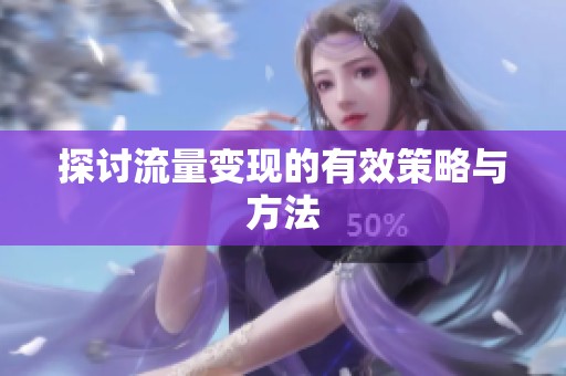 探讨流量变现的有效策略与方法