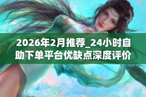 2026年2月推荐_24小时自助下单平台优缺点深度评价_哪个品牌才是你 2026年2月推荐_24小时自助下单平台优缺点深度评价_哪个品牌才是你