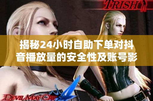 揭秘24小时自助下单对抖音播放量的安全性及账号影响