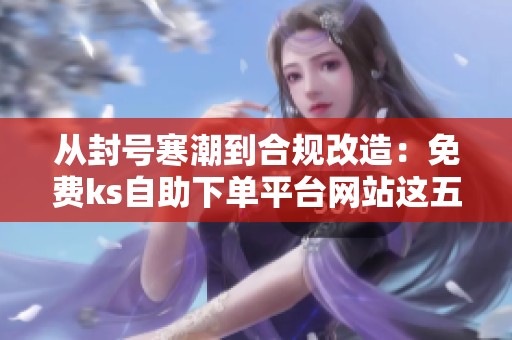 从封号寒潮到合规改造:免费ks自助下单平台网站这五年的生死转场 从封号寒潮到合规改造:免费ks自助下单平台网站这五年的生死转场