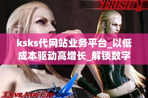 ksks代网站业务平台_以低成本驱动高增长_解锁数字化运营新机遇