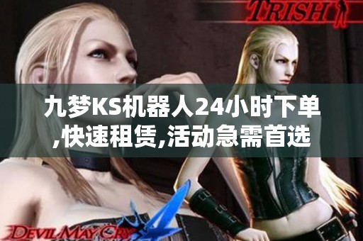 九梦KS机器人24小时下单,快速租赁,活动急需首选
