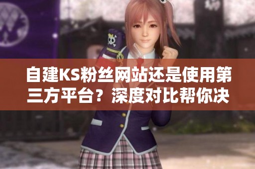 自建KS粉丝网站还是使用第三方平台？深度对比帮你决策