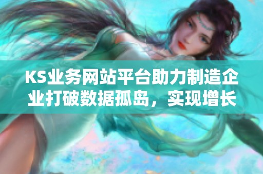 KS业务网站平台助力制造企业打破数据孤岛,实现增长新机遇 KS业务网站平台助力制造企业打破数据孤岛,实现增长新机遇