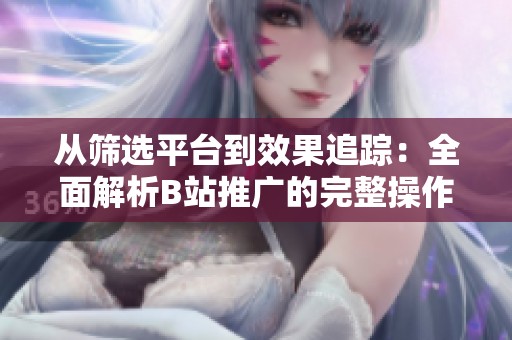 从筛选平台到效果追踪:全面解析B站推广的完整操作流程 从筛选平台到效果追踪:全面解析B站推广的完整操作流程